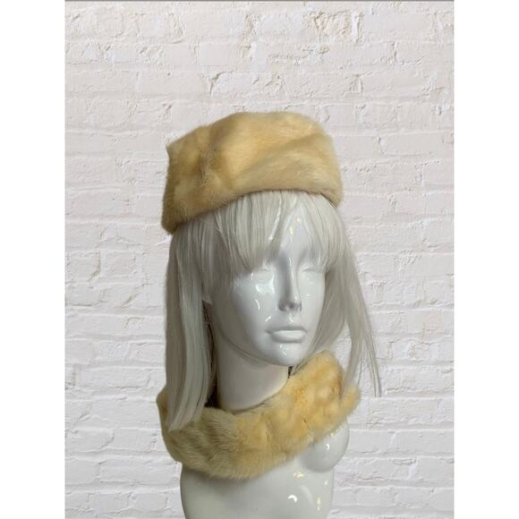 Vintage Mink Hat & Stole Set | Precious Furs by Marché | 1950s–60s main image 5
